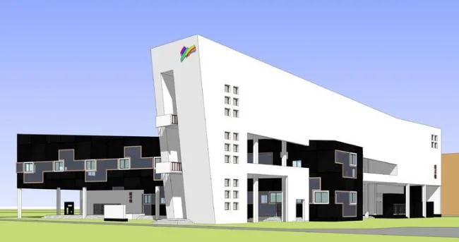 Sketchup文化模型|多层图书馆美术馆，文化建筑，现代风格