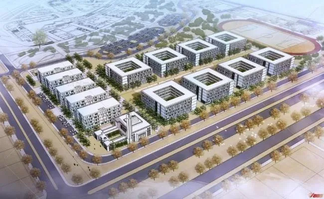 Sketchup综合体模型|利比亚某城市综合体，商业，境外项目，清真寺，多层综合体，现代风格