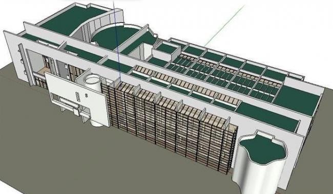 Sketchup文化模型|多层艺术博物馆，现代风格，文化建筑