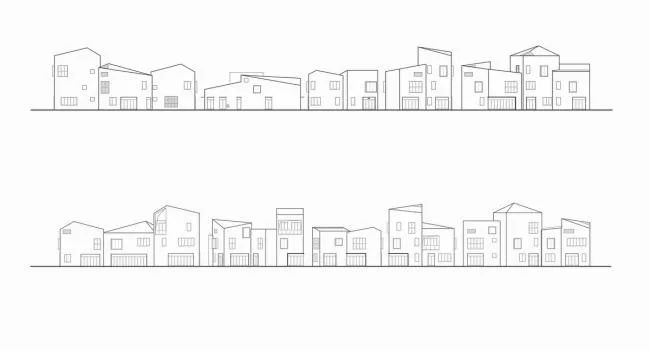 BIM建筑|老集市的味道，儿时记忆里的颜色：上海临港新城社区贸易中间 / 上海中房建筑设计
