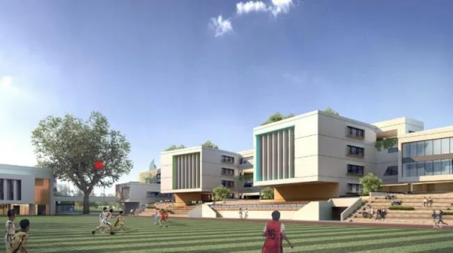 Sketchup学校模型|多层学校中学，校园教育建筑，现代风格