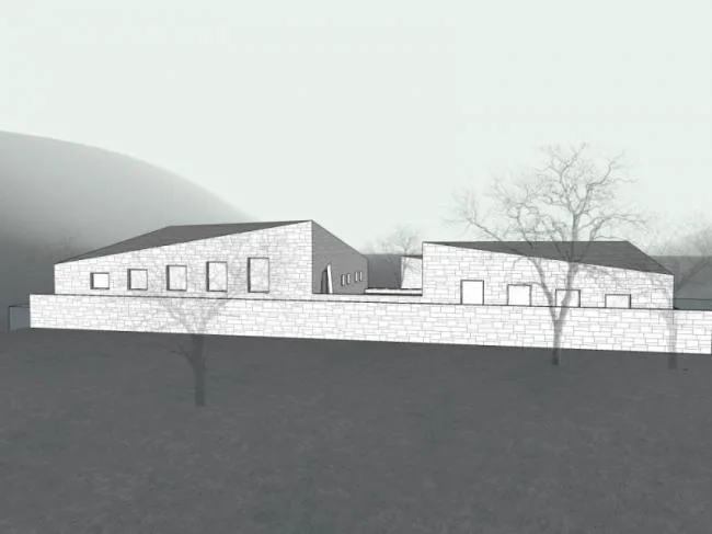 Sketchup文化模型|多层博物馆，文化建筑，现代风格