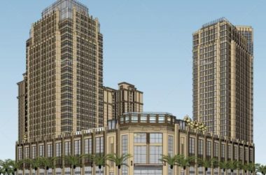Sketchup综合体模型|多高层商住综合体，ArtDeco风格-BIM建筑网