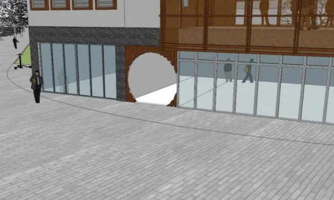Sketchup商业模型|多层会所，现代中式风格