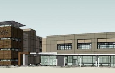 Sketchup学校模型|多层培训中心学校，校园教育建筑，现代风格-BIM建筑网