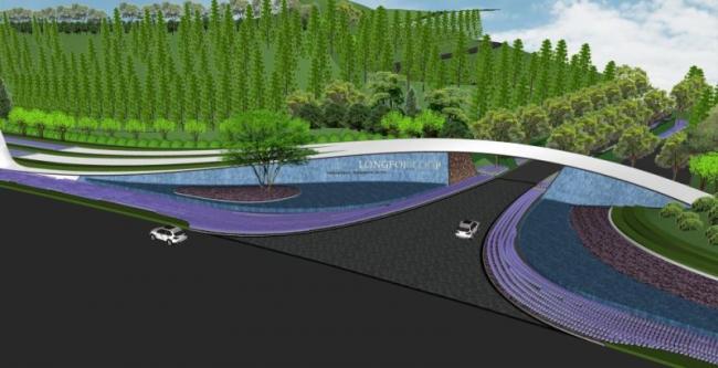 Sketchup景观模型|小区景观，住宅景观，现代风格