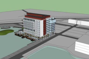 Sketchup学校模型|高层学校，校园教育建筑，现代风格-BIM建筑网