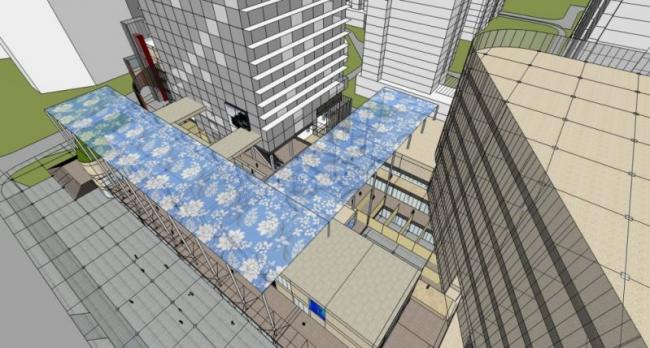 Sketchup综合体模型|超高层综合体，现代风格