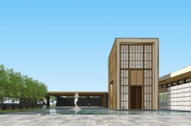 Sketchup商业模型|多层售楼处，现代风格-BIM建筑网