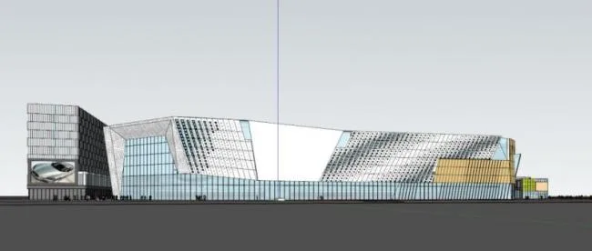 Sketchup商业模型|多层商城，现代风格