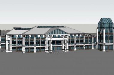 Sketchup商业模型|多层商业会所，现代风格，三层玻璃结构-BIM建筑网