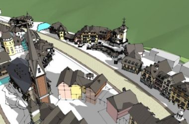 Sketchup商业模型|多层商业街，古典风格-BIM建筑网