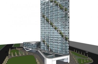 Sketchup商业模型|多高层商业综合体，现代风格-BIM建筑网