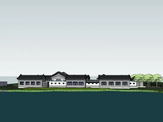 Sketchup住宅模型|民居，中式风格，古建筑