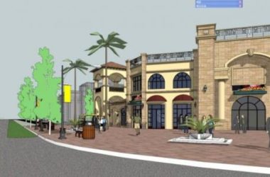 Sketchup商业模型|多层商业建筑，西班牙风格，古典风格-BIM建筑网