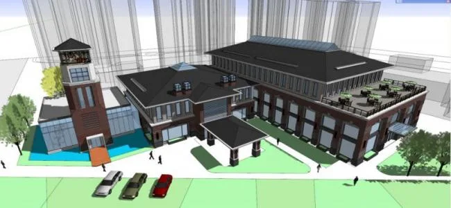 Sketchup商业模型|多层会所，古典风格，简欧风格