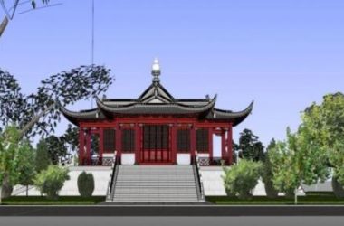 Sketchup古建筑模型|多层殿堂复杂屋顶的殿堂，中式风格，古建筑-BIM建筑网