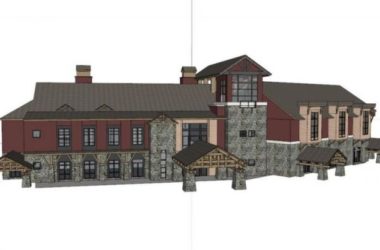 Sketchup商业模型|多层会所，欧式古典风格-BIM建筑网