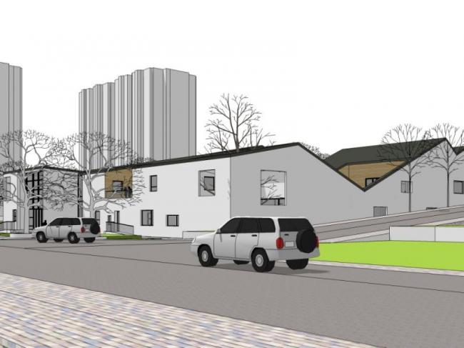 Sketchup学校模型|多层幼儿园学校，校园教育建筑，现代中式风格