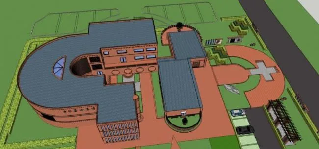 Sketchup文化模型|多层纪念馆，文化建筑，现代风格