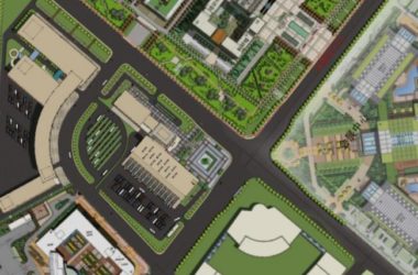 Sketchup车站路桥|多高层汽车客运站，现代风格-BIM建筑网