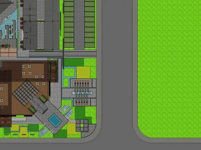 Sketchup商业模型|多层商业街，中式风格