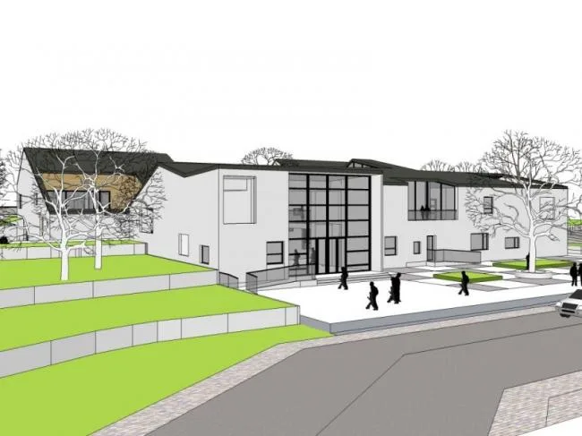 Sketchup学校模型|幼儿园，校园教育建筑，现代风格