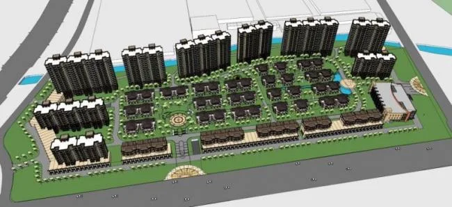 Sketchup住宅模型|高层住宅，居住建筑，古典风格