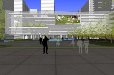 Sketchup景观模型|商业景观，现代风格-BIM建筑网