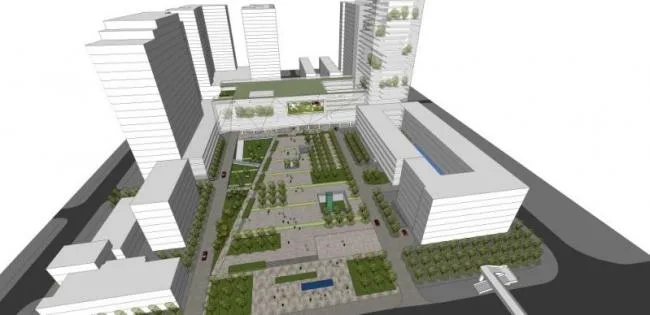 Sketchup景观模型|商业景观，现代风格