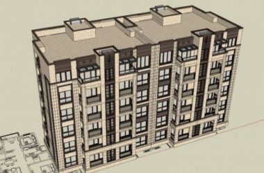 Sketchup住宅模型|多层住宅，西方古典风格-BIM建筑网