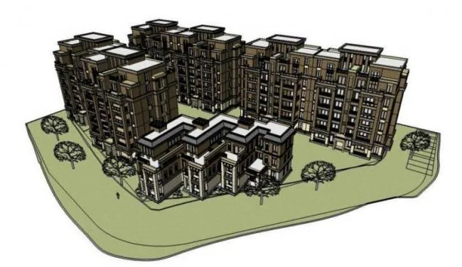 Sketchup住宅模型|多层住宅，古典风格