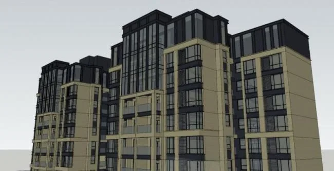 Sketchup住宅模型|高层住宅，居住建筑，古典风格