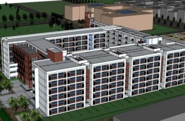 Sketchup学校模型|多层学校，校园教育建筑，现代风格-BIM建筑网