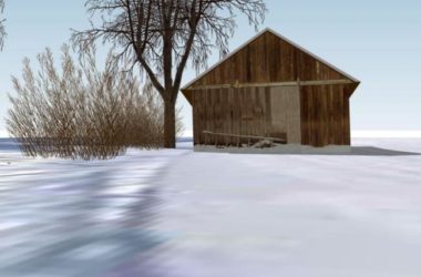 Sketchup住宅模型|小木屋，现代风格-BIM建筑网