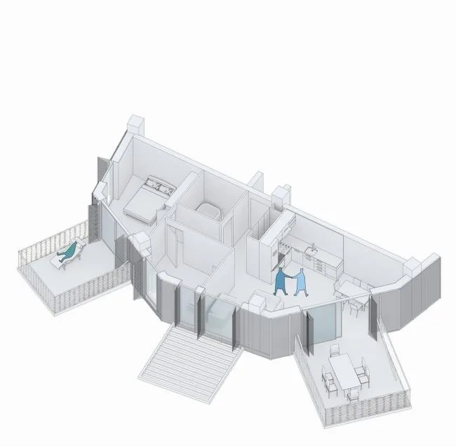 BIM建筑|枝叶四散，挺立耸立的白色树塔公寓 / 藤本壮介等