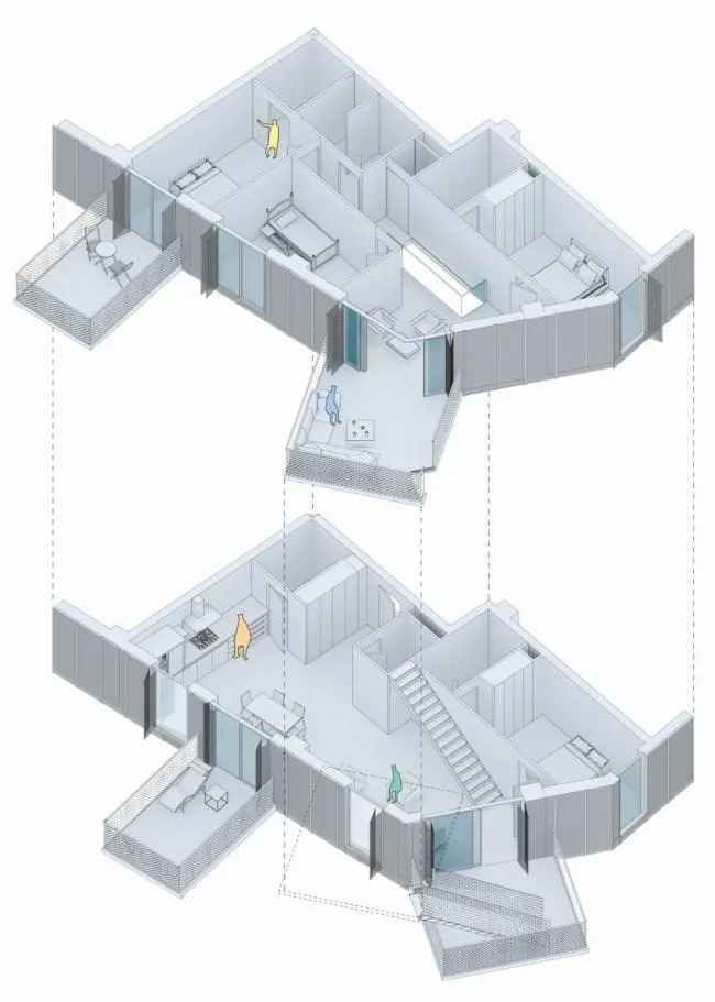 BIM建筑|枝叶四散，挺立耸立的白色树塔公寓 / 藤本壮介等