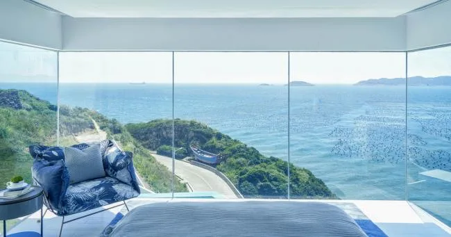 BIM建筑|无边年夜海，静远心情：浙江船山等风来平易近宿 / 周鑫建筑设计工作室