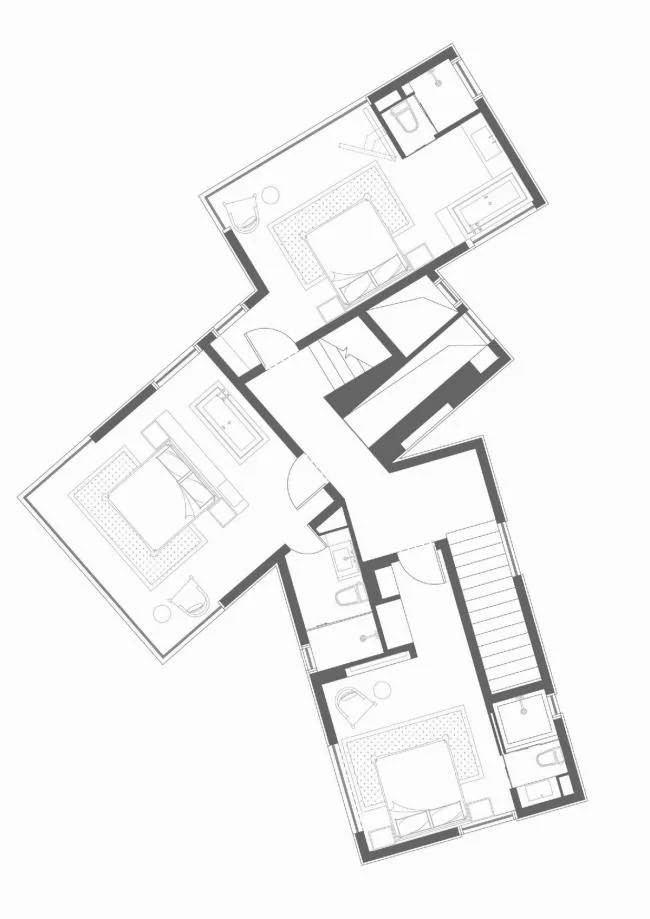 BIM建筑|无边年夜海，静远心情：浙江船山等风来平易近宿 / 周鑫建筑设计工作室