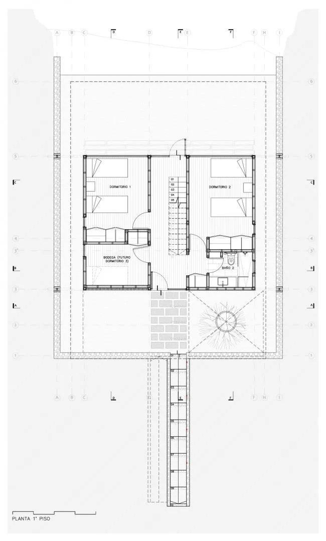 BIM建筑|“脚手架”支持的不雅景室第：Tacna小屋