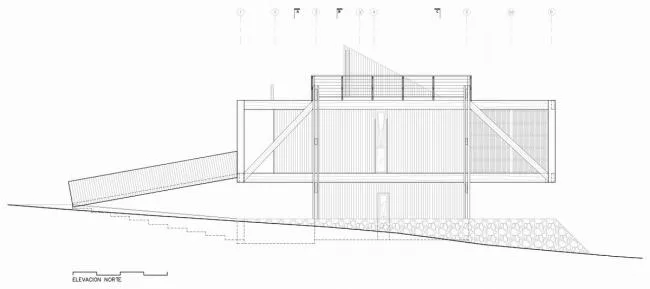 BIM建筑|“脚手架”支持的不雅景室第：Tacna小屋