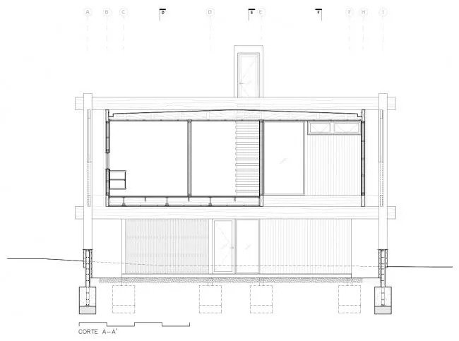 BIM建筑|“脚手架”支持的不雅景室第：Tacna小屋