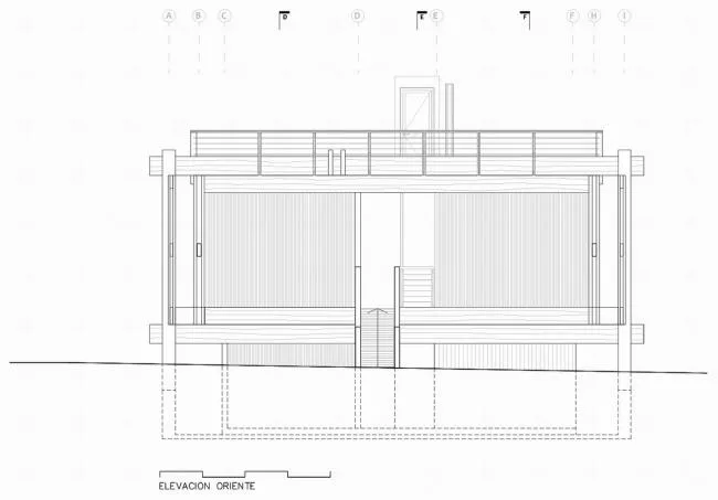 BIM建筑|“脚手架”支持的不雅景室第：Tacna小屋