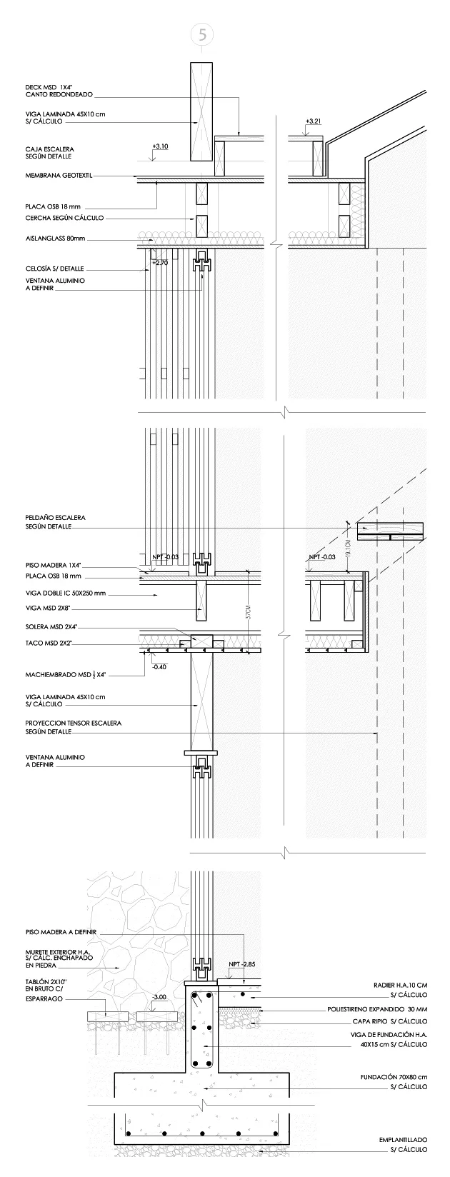 BIM建筑|“脚手架”支持的不雅景室第：Tacna小屋