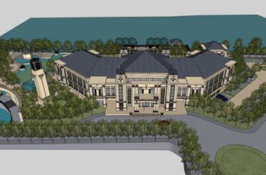 Sketchup商业模型|多层售楼处，古典风格-BIM建筑网