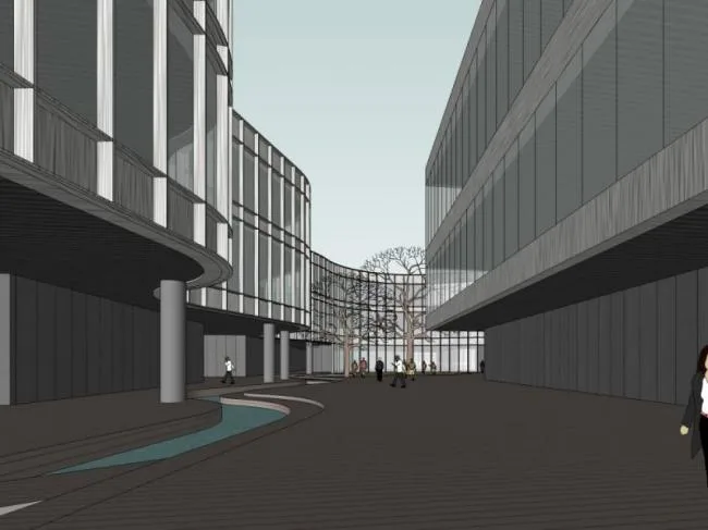 Sketchup文化模型|多层博物馆，文化建筑，现代风格