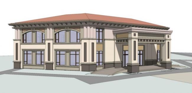 Sketchup商业模型|会所，古典风格