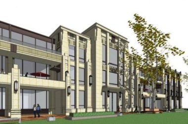 Sketchup商业模型|会所，沿街商业，现代风格-BIM建筑网