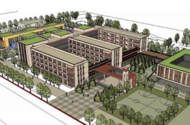 Sketchup学校模型|多层小学学校，校园教育建筑，现代风格-BIM建筑网