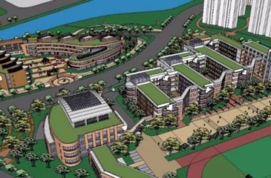 Sketchup学校模型|多层小学幼儿园，校园教育建筑，现代风格-BIM建筑网